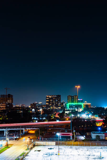 istock Houston Texas Downtown City Skyline at Night 2154226992