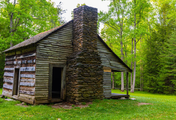 istock The Historic Carter Shields Log Cabin in Cades Cove 2154227091