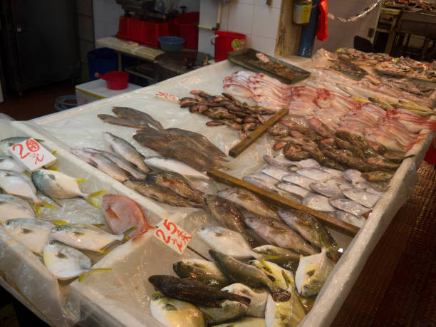 istock Hong Kong fish market stall 2154242302