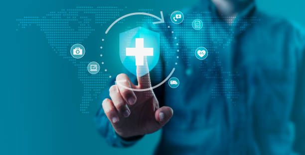 istock A person is pressing a button on a computer screen, healthcare concept 2154243459