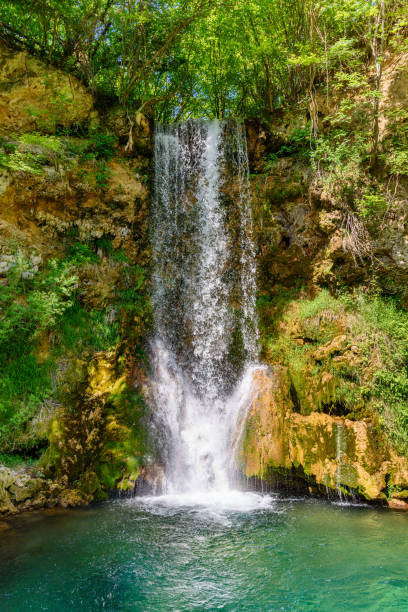 istock Veliki Buk in Lisine, Serbia. Waterfall in deep forest 2154244262