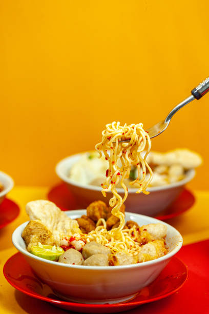istock Cuanki meatballs are a spicy typical Bandung food 2154248502