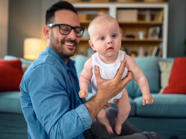 istock Father is playing with his cute little girl 2154248843