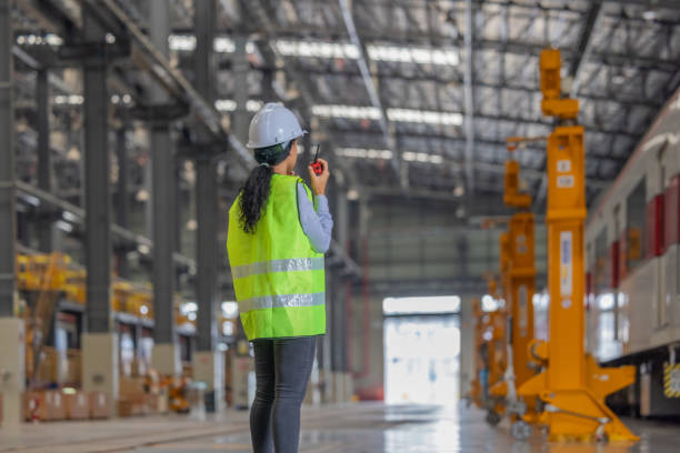 istock A locomotive engineer manager trains staff, coordinates teams, dispatches work orders and schedules 2154252135