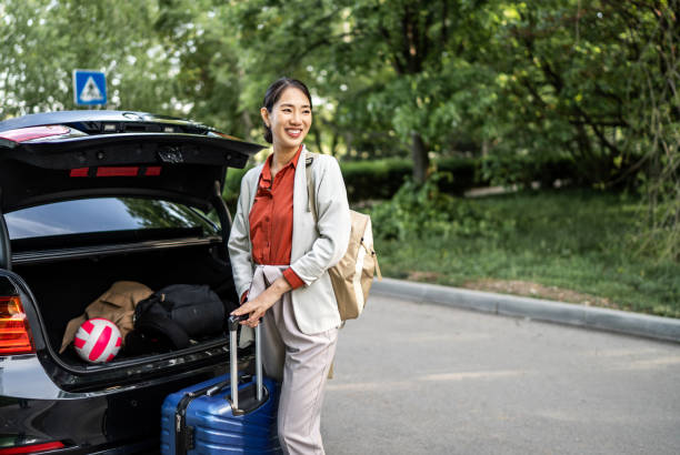 istock Confident business woman ready for a business trip 2154254921