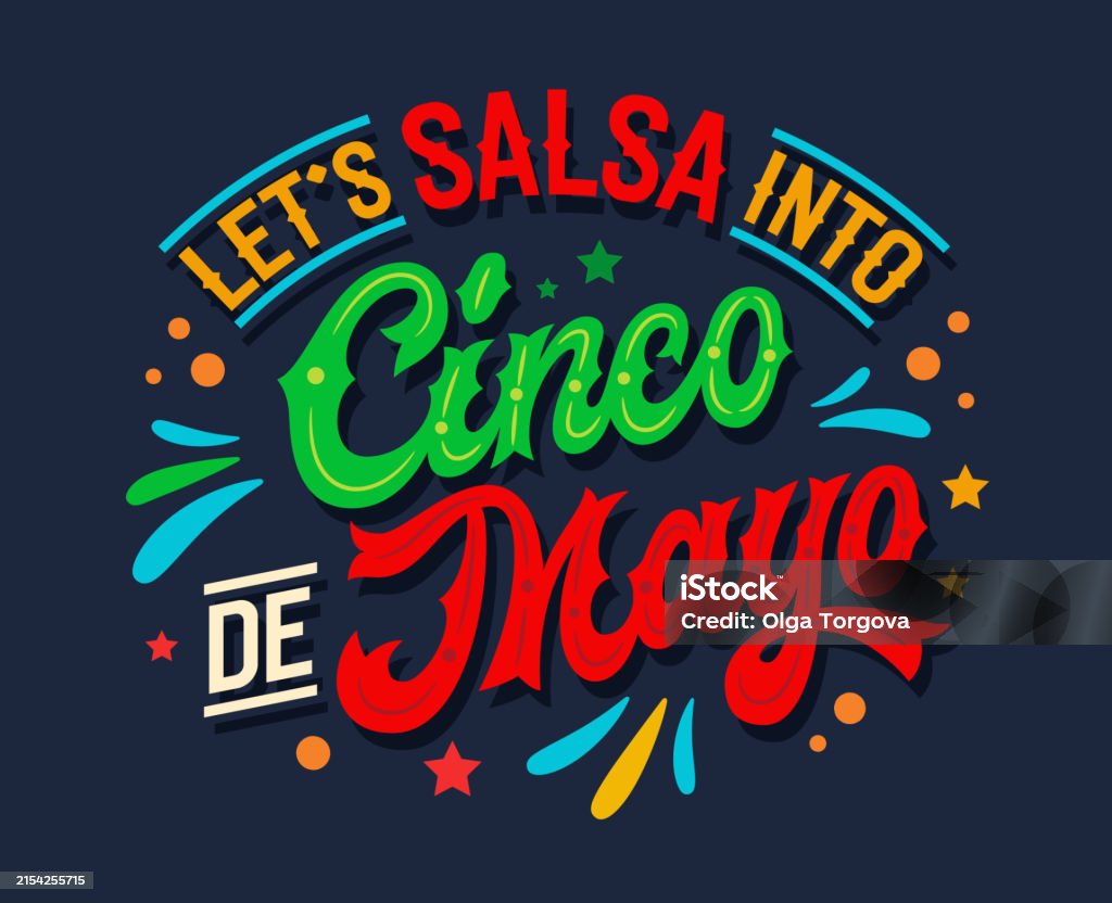 Salsa Lettering Styles Lets Salsa Into Cinco De Mayo Energetic Pun Script Lettering With ...
