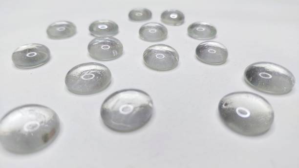 istock Transparent beads stones close-up 2154255930