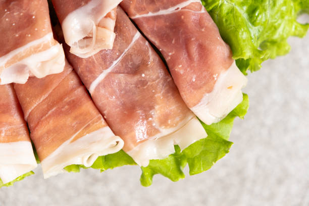 istock Traditional serrano ham, dry-cured pork jamon 2154259165