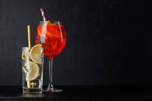 istock Spritz and gin tonic cocktails 2154261751