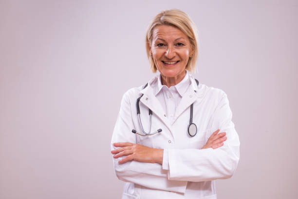 istock Mature female doctor 2154267923