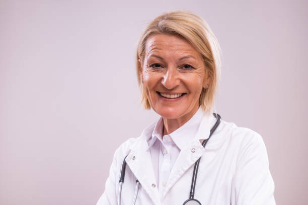 istock Mature female doctor 2154267934