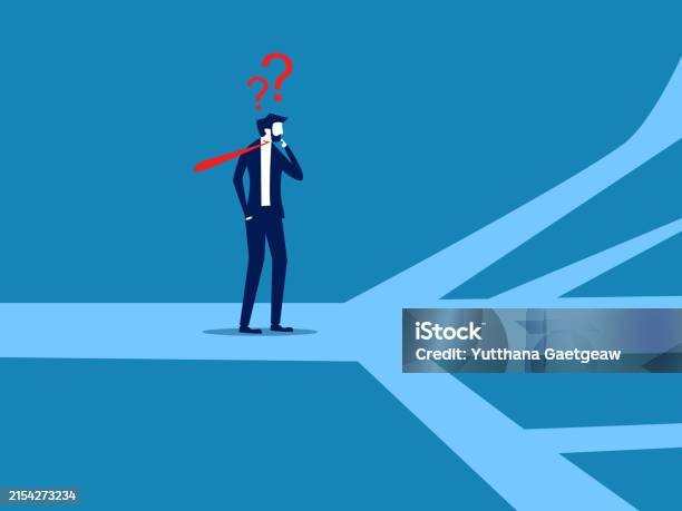 Deciding Path Decide On A Career Path Businessman Decides Many Paths To Walk Stock ...