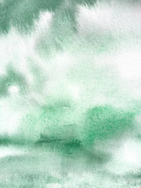 istock Abstract blue watercolor gradient paint grunge texture green emerald background sea ocean nautical water 2154274569