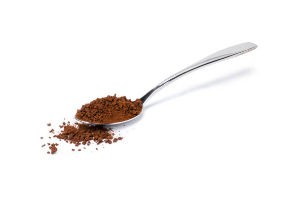 istock coffee  powder, ground coffee in spoon 2154289375