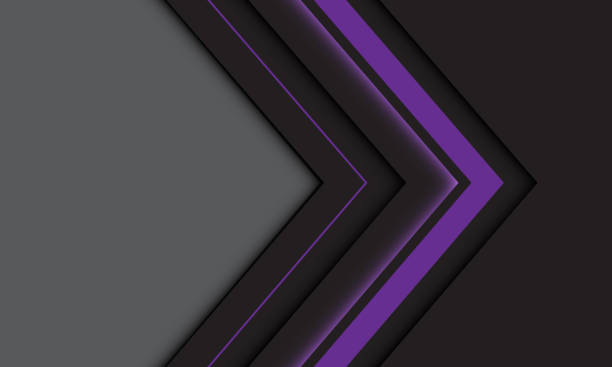 istock Abstract purple black arrow direction geometric grey blank space design modern futuristic background vector 2154292967