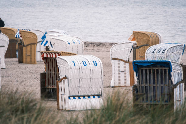 istock The beach chairs on Heiligenhafen beach 2154293026