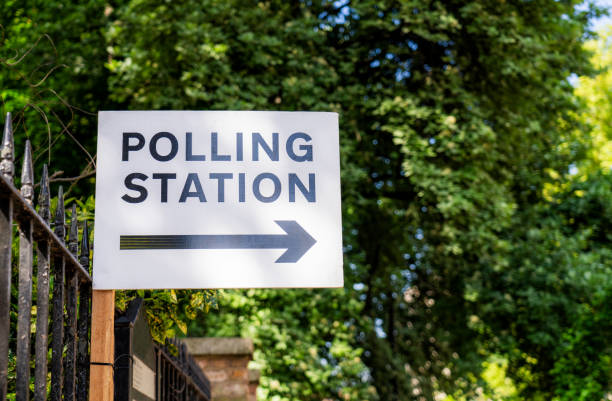 Sign for Polling Station