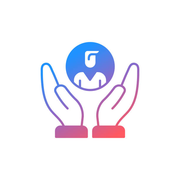 Employee of the Month Gradient Icon Design. Suitable for Infographics, Web Pages, Mobile Apps, UI, UX, and GUI design. Employee of the Month Solid Icon Design. Suitable for Infographics, Web Pages, Mobile Apps, UI, UX, and GUI design. job description stock illustrations