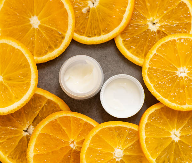 istock facial cream with vitamin C, cream package 2154314430