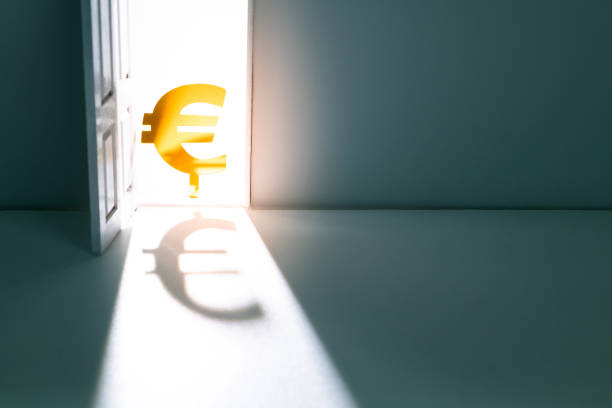 Euro symbol at the doorway