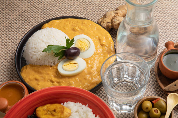 istock Aji de gallina chicken cream plate lunch dish peru peruvian food 2154319312