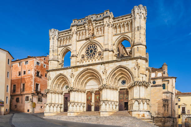 Cuenca, Castile-La Mancha, Spain: Medieval cathedral of Cuenca; romanesque and gothic style cathedral