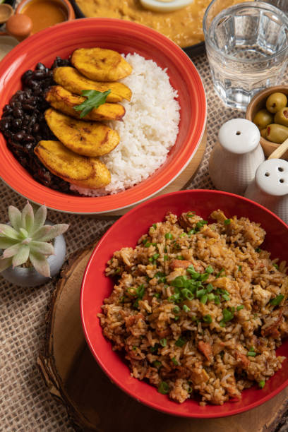 istock Buffet table full of lunch assorted dishes Peru Peruvian food 2154320684