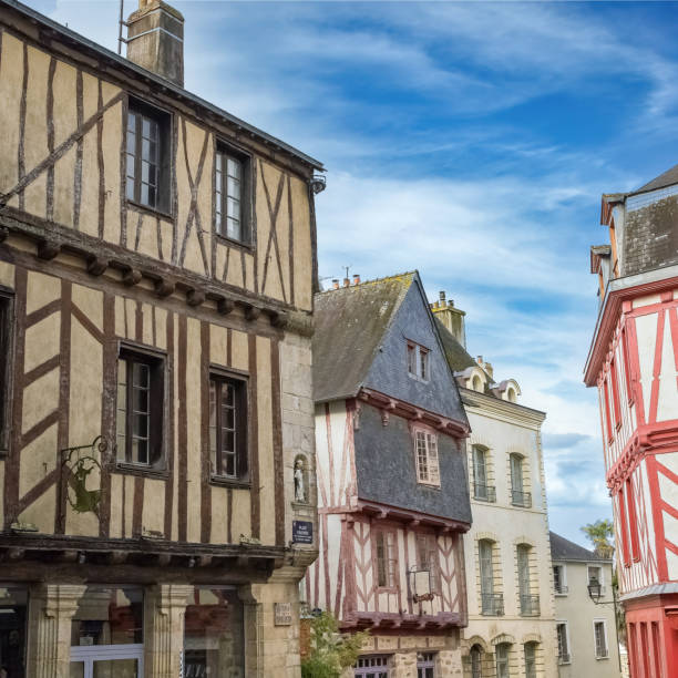 istock Vannes, old half-timbered houses 2154320843