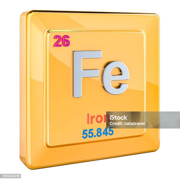 Ferrum 주기율표에서 번호 26이 있는 철 Fe 화학 원소 기호 3d 렌더링 0명에 대한 스톡 사진 및 기타 이미지 - 0명 ...