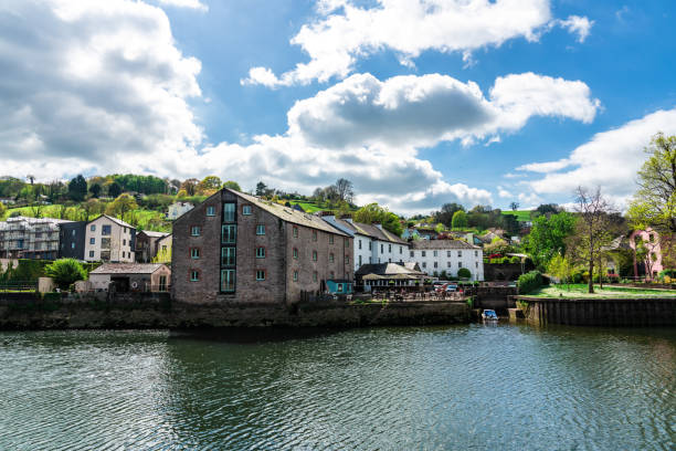 istock Riverbank in Totnes in Devon, UK 2154322689