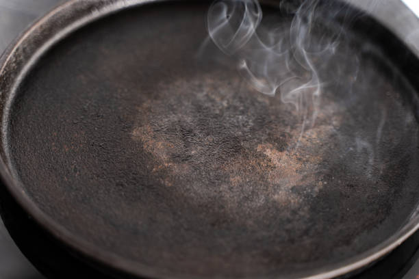 Andean ceramic incense burner releasing smoke at a Pachamama celebration