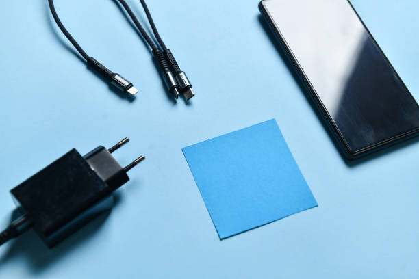 Blue Note Of Compliance Serving As A Reminder To Charge Phone
