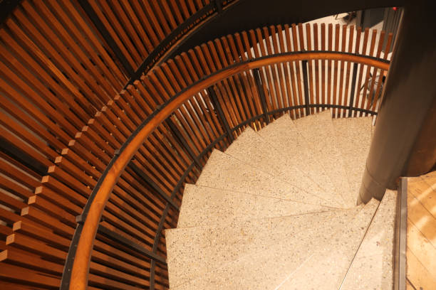 istock Stairs from underground upward in a building 2154347197