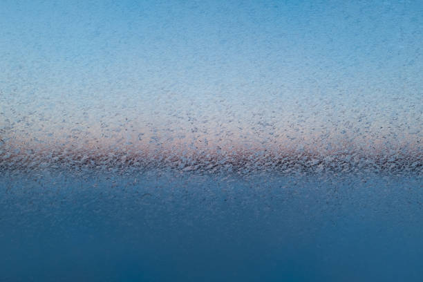 Ice Pattern on window in Winter time