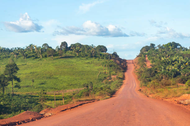 istock Unpaved section of BR-230 highway, Brazil 2154372149