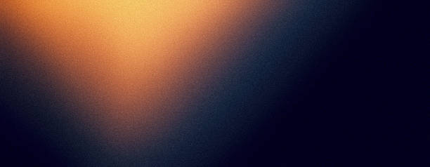 istock Abstract noisy background, yellow orange blue glowing color shape, grainy wave dark noise texture poster cover header wallpaper design 2154372663