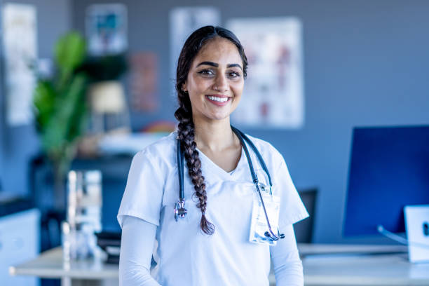 istock Female Nurse Portrait 2154373247