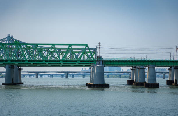 istock Bridge across the Han River in Seoul, South Korea 2154383434