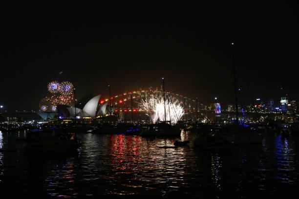 istock New year fireworks in Sydney, Australia 2154390989
