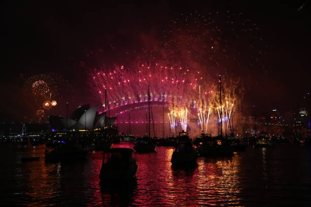 istock New year fireworks in Sydney, Australia 2154391057