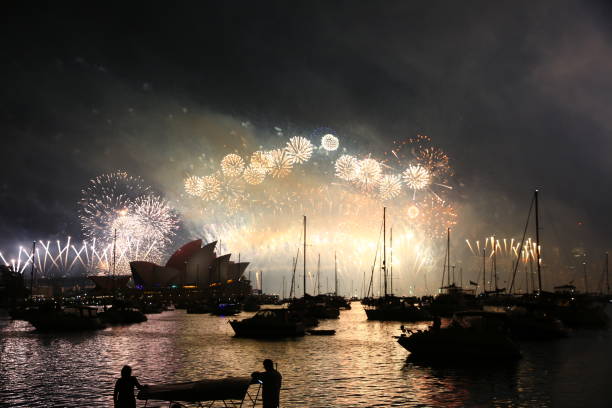 istock New year fireworks in Sydney, Australia 2154391060