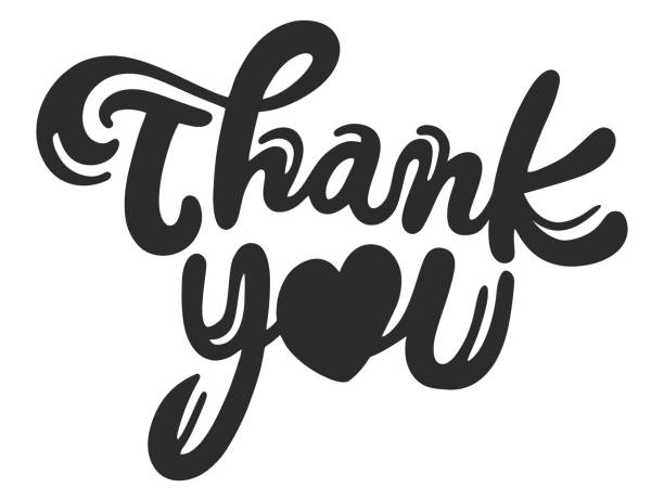 istock Thank you. Handwritten lettering phrases with modern design. 2154393209