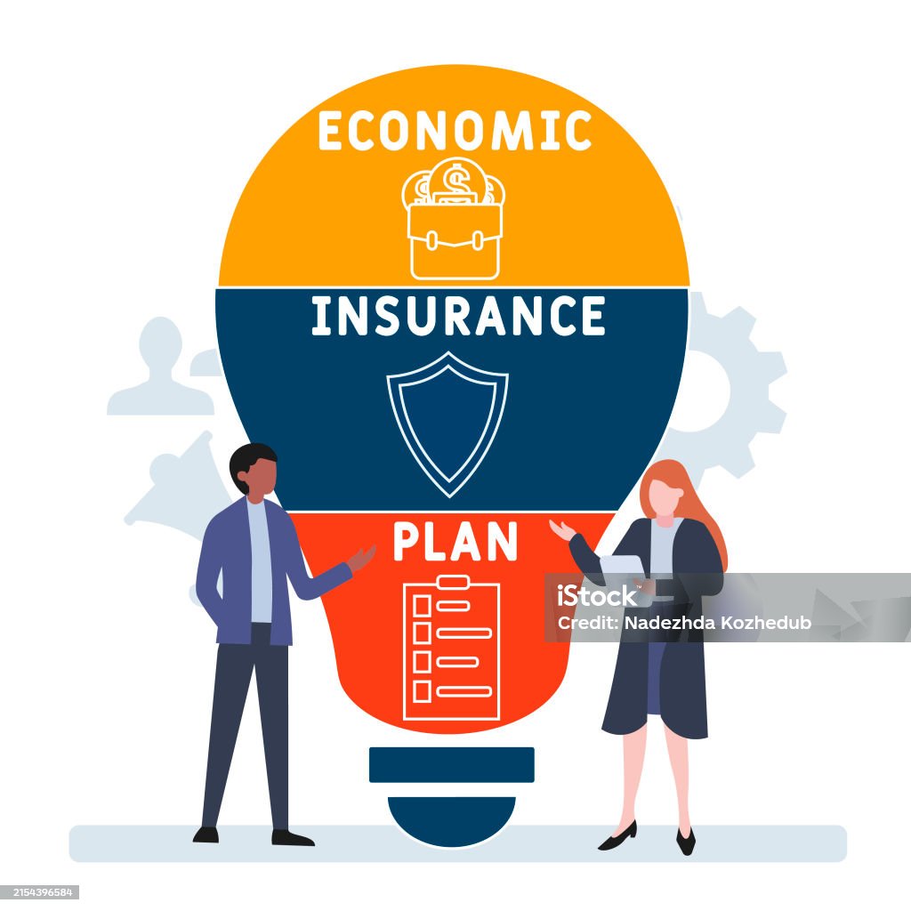Insurance Functionality Map Eip Economic Insurance Plan Acronym Stock Illustration - Download Image ...