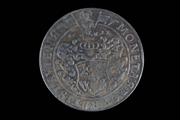 istock old vintage silver medieval taller coin 2154405373