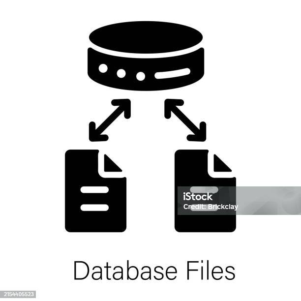 Database Files Stock Illustration - Download Image Now - Data, Database ...
