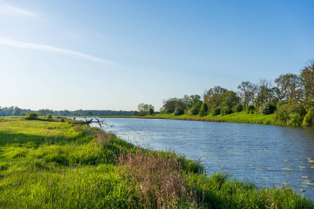 istock Sunny morning at a beautiful lake landscape 2154411320