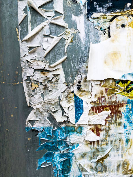 istock Captivating Grunge Textures of Old Posters as Backgrounds 2154411476
