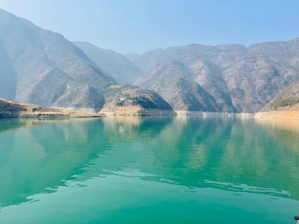 istock Yangtze River under blue skies 2154413320