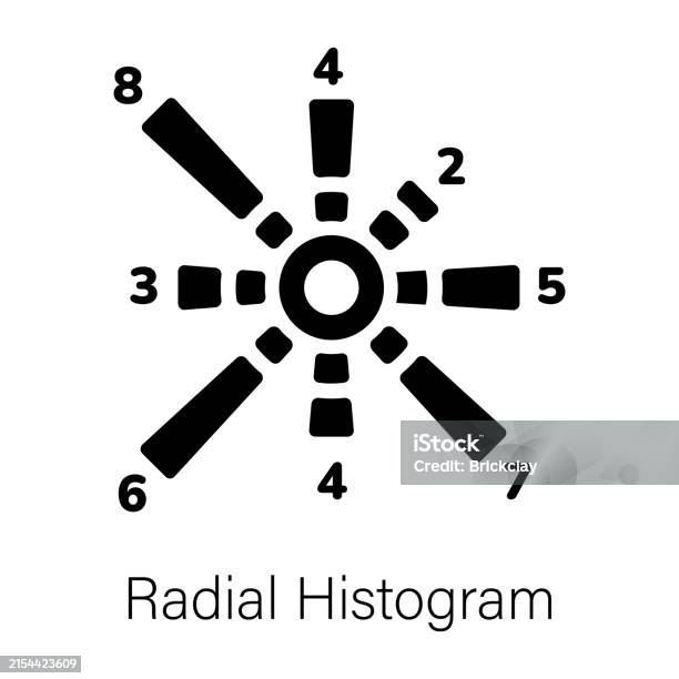 Radial Histogram Graph Radial Histogram Stock Illustration - Download Image Now - Analyzing ...