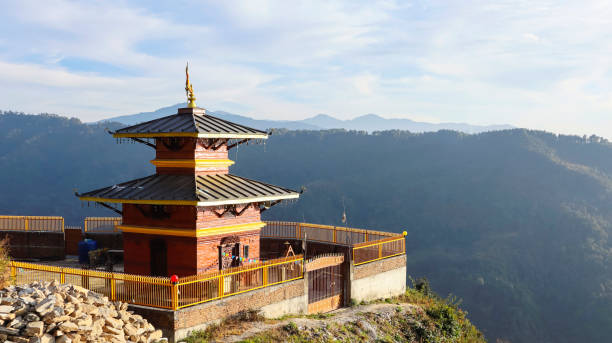 istock Nepal Style Architecture Temple on Way to Sailung, Nepal. 2154433230